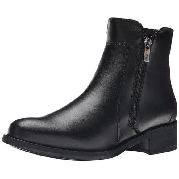 La Canadienne Women's Saria Black Leather Ankle Boot Size 7.5 New Classic